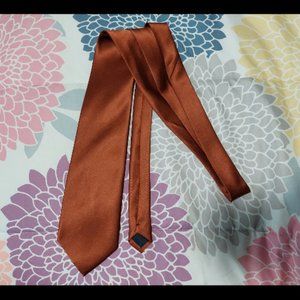 Manzini Neckwear® Hot Trend Plain Men's Solid Tie/Party Wedding Necktie Cinnamon